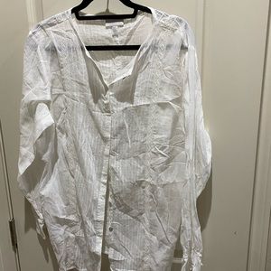 NWT Charter Club White Blouse